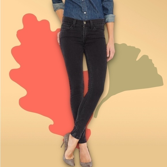 Levi’s Super Skinny Jeans Charcoal Black 27 - Picture 1 of 9